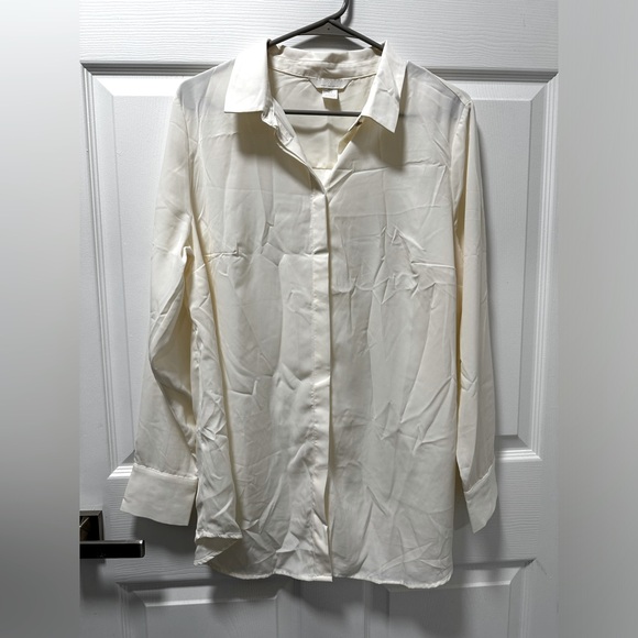 H&M MAMA MATERNITY Beige Blouse Size L - Picture 1 of 4